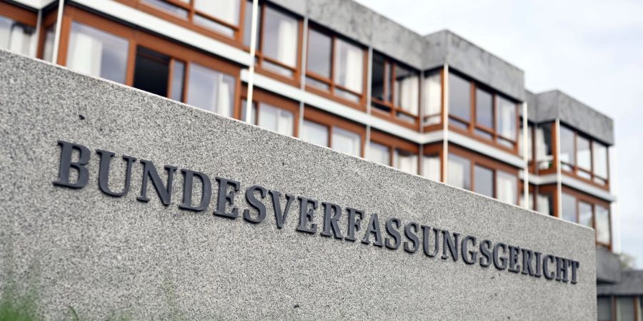 Das Bundesverfassungsgericht in Karlsruhe.