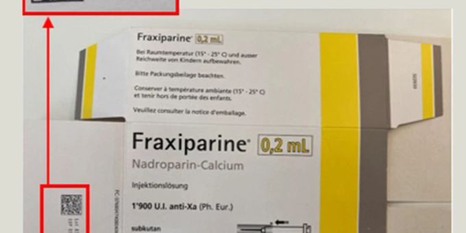 Eine Charge der Fraxiparine Injektionslösung wird vorsorglich vom Markt zurückgezogen, weil die Gefahr einer Embolie besteht. Fraxiparine