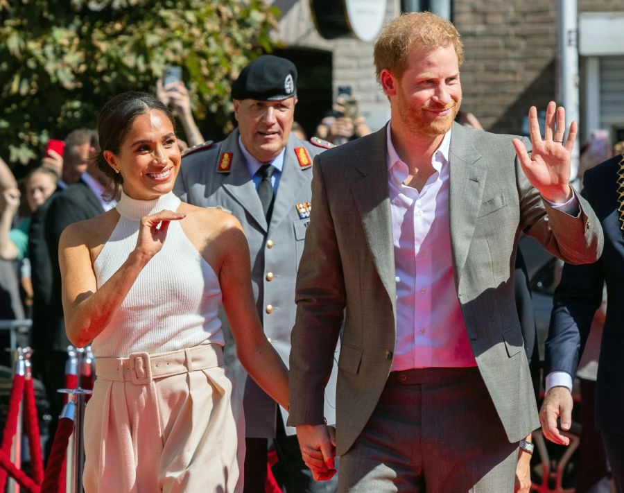 Meghan Markle und Prinz Harry gibt es sonst nur im Doppelpack.