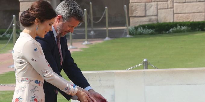 Prinz Frederik und Prinzessin Mary von Dänemark in Indien. Mary von Dänemark