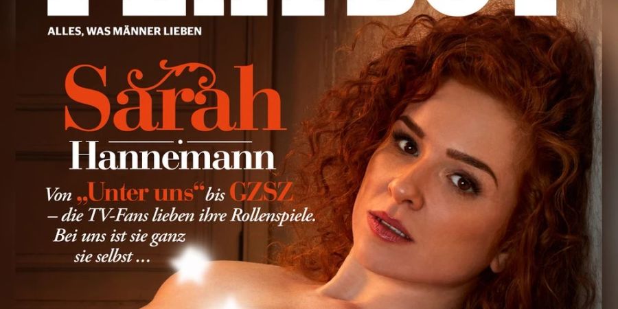 Sarah Hannemann auf dem «Playboy»-Cover