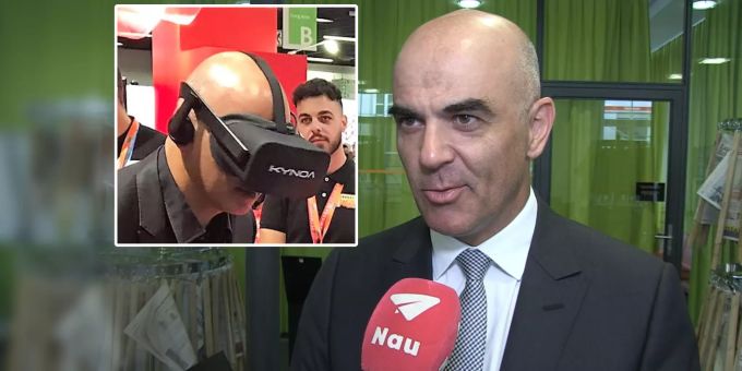 Besuch der Gamescom - Alain Berset lobt die Schweizer Entwickler-Szene