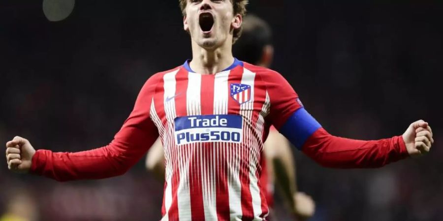 Wechselt von Atlético Madrid zum FC Barcelona: Antoine Griezmann. Foto: Manu Fernandez/AP