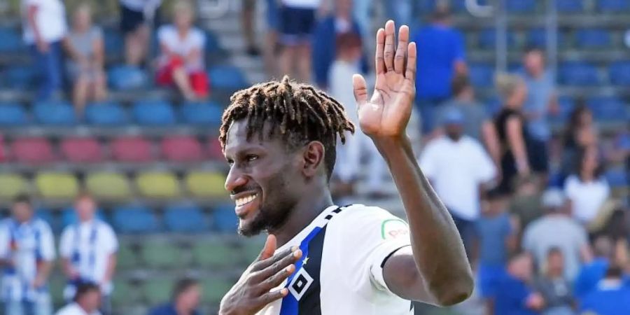 Im Blickpunkt: HSV-Profi Bakery Jatta. Foto: Uli Deck