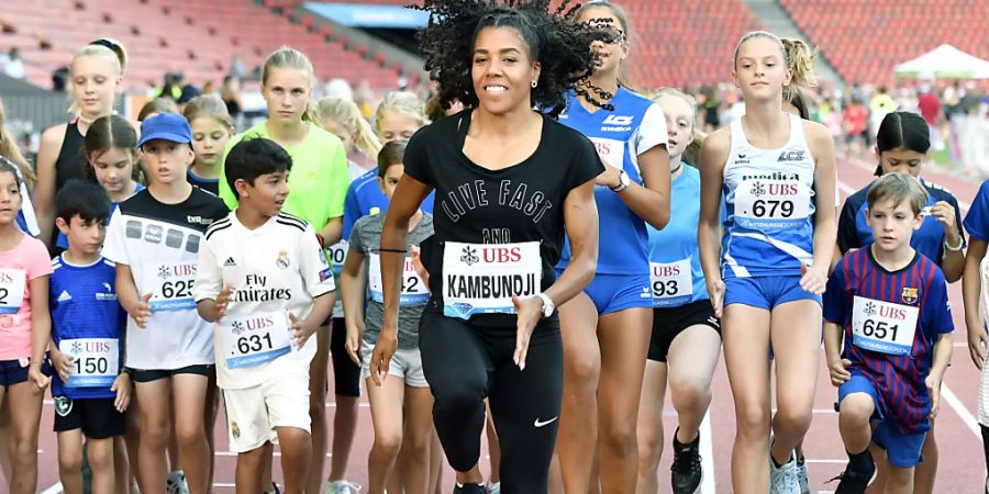 Mujinga Kambundji ist eines der Schweizer Aushängeschilder bei Weltklasse Zürich im Letzigrund