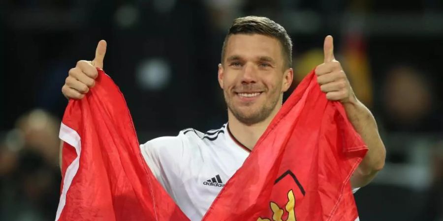 Würde sich bei Olympia 2020 gerne noch einmal das DFB-Trikot überstreifen: Lukas Podolski Foto: Ina Fassbender