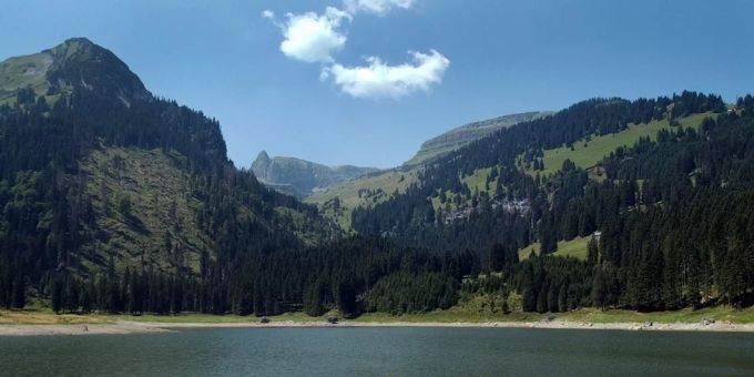 Der Mann wurde im Voralpsee gefunden.