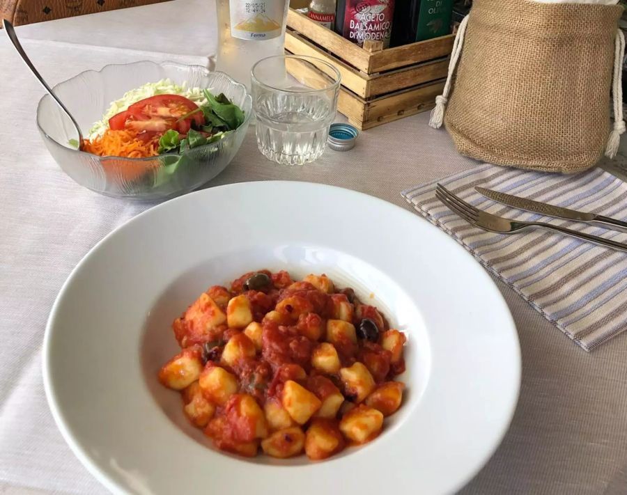 In Caorle gibt viele feine Restaurants.