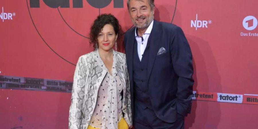 Die Schauspieler Stefan Gubser und Delia Mayer ermitteln als «Tatort»-Kommissare in Luzern. Foto: Axel Heimken