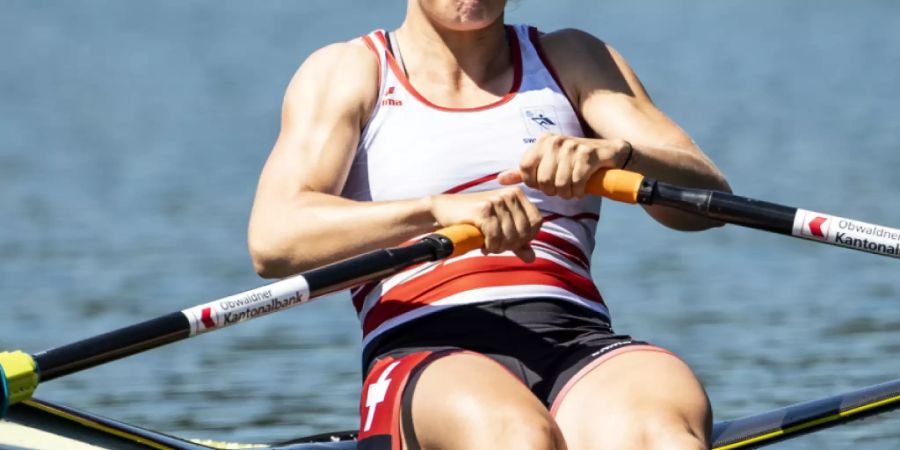 Titelverteidigerin Jeannin Gmelin feierte im Vorlauf einen ungefährdeten Sieg
