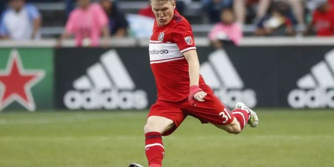 Bastian Schweinsteiger verlor mit Chicago. Foto: Kamil Krzaczynski/FR136454 AP Bastian Schweinsteiger verlor mit Chicago. Foto: Kamil Krzaczynski/FR136454 AP