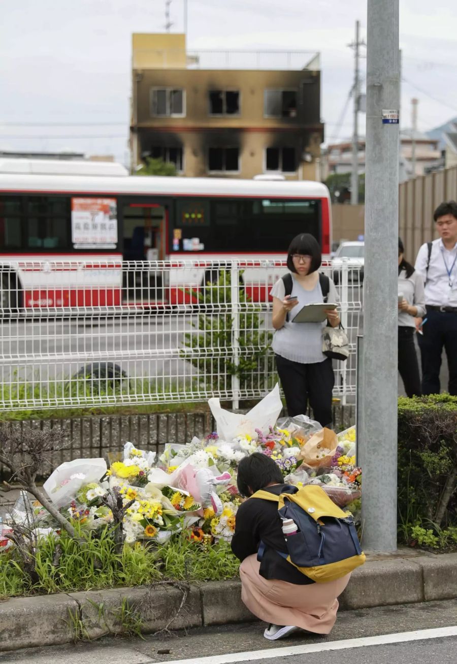 Nach Brandanschlag in Japan