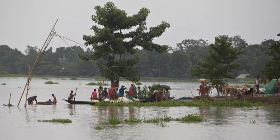 Monsunregen in Südasien