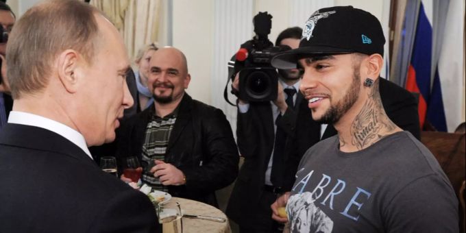 Putin Rapper Timati und Guf sammelten mit ihrem Song 1,48 Millionen Dislikes. putin rapper