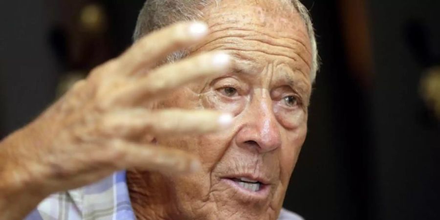 Für Nick Bollettieri liegen Zverevs Probleme bei grossen Turnieren im mentalen Bereich. Foto: Georg Hochmuth/epa