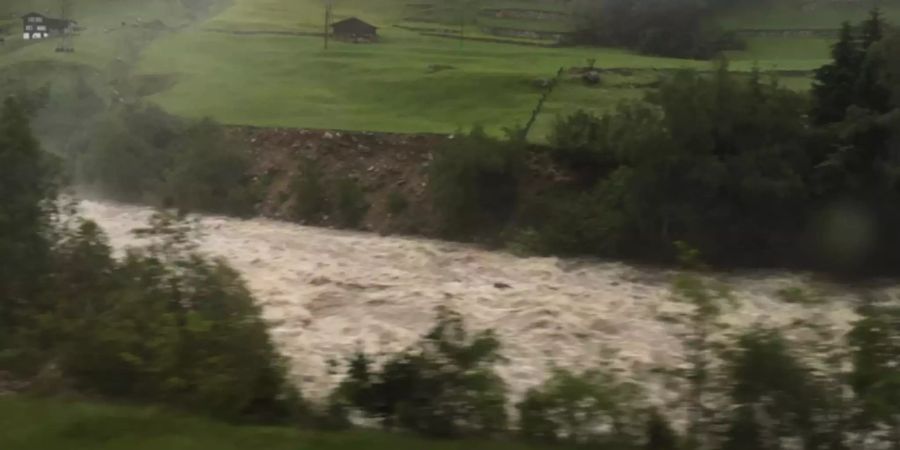 Reuss Hochwasser Gefahrt