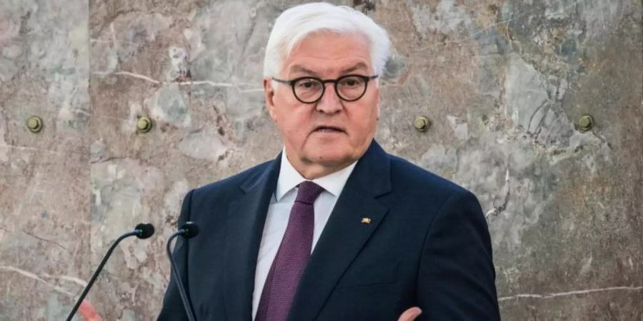 Bundespräsident Frank-Walter Steinmeier spricht der AfD das Recht ab, sich «bürgerlich» zu nennen. Foto: Andreas Arnold