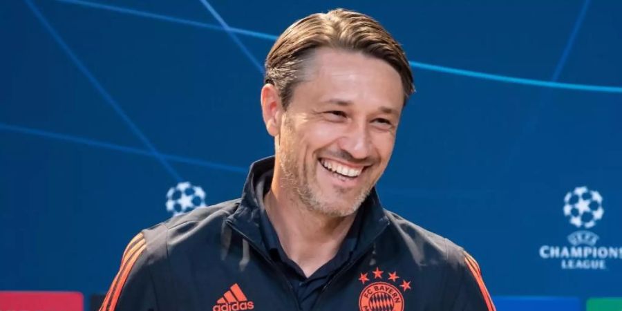 Setzt als Nahziel das Überstehen der Gruppenphase: Bayern-Trainer Niko Kovac kommt zur Pressekonferenz. Foto: Sven Hoppe