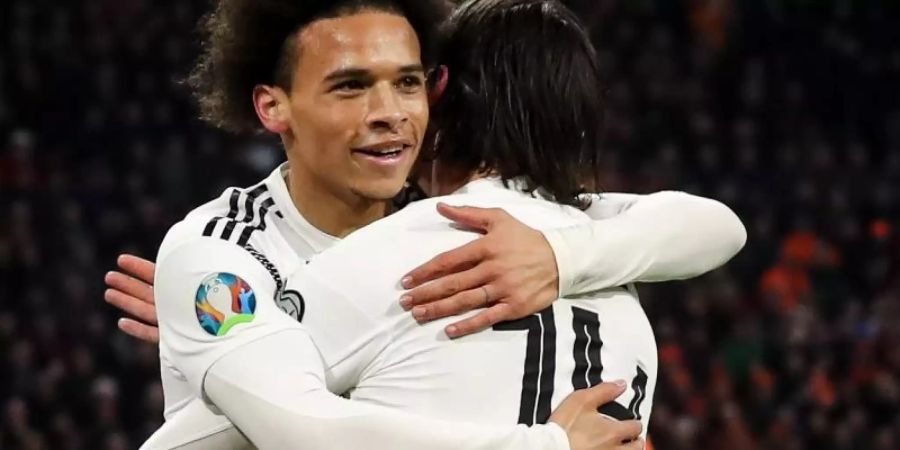 Belebt das Spiel der Nationalmannschaft: Leroy Sané. Foto: Christian Charisius