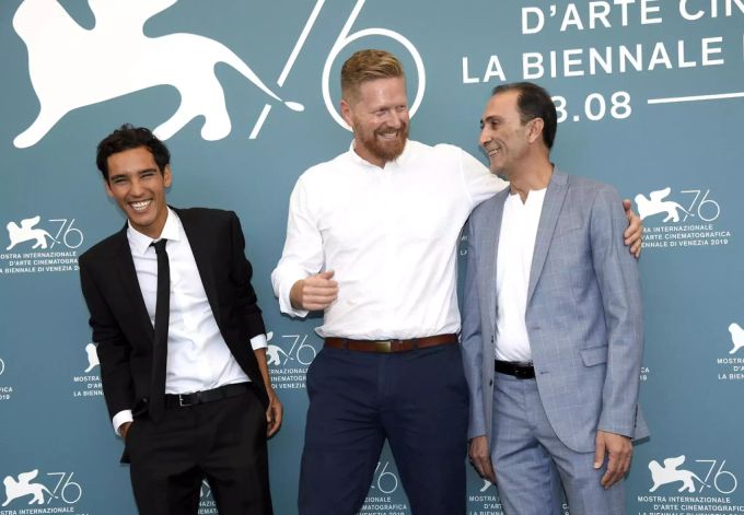 Schauspieler des neuen Films «Mosul» an der Filmpremiere in Venedig. mosul