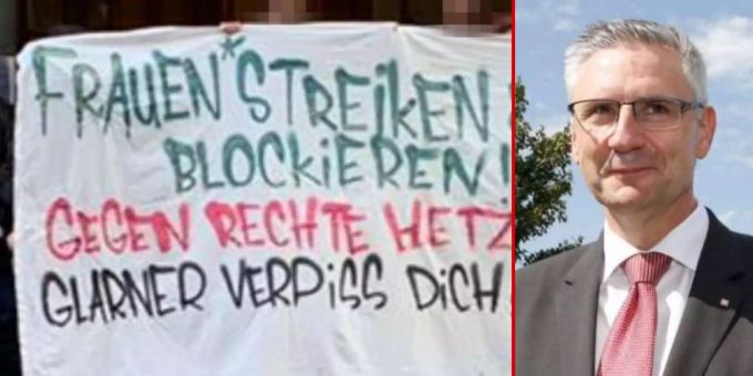 «Verleumdung!» - SVP-Glarner zeigt Frauenstreik-Aktivistinnen an