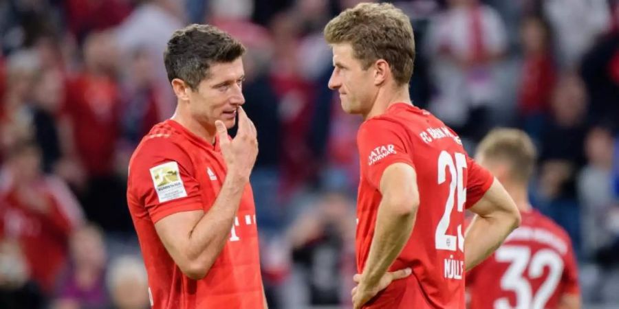 Mit dem Remis gegen Hertha BSC waren die Bayern nicht zufrieden. Foto: Matthias Balk