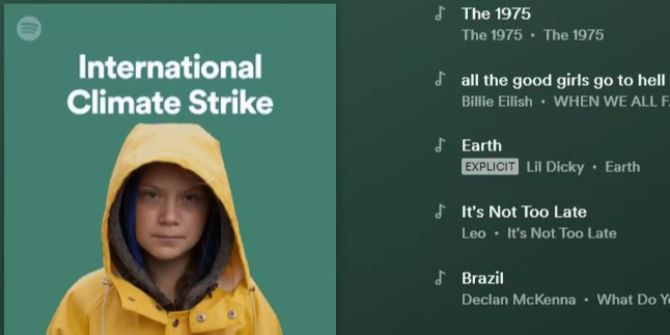 Klimastreik Spotify