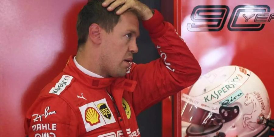 Sebastian Vettel konnte im entscheidenden Durchgang wegen eines Defekts an seinem Wagen nicht mehr fahren. Foto: Ronald Zak