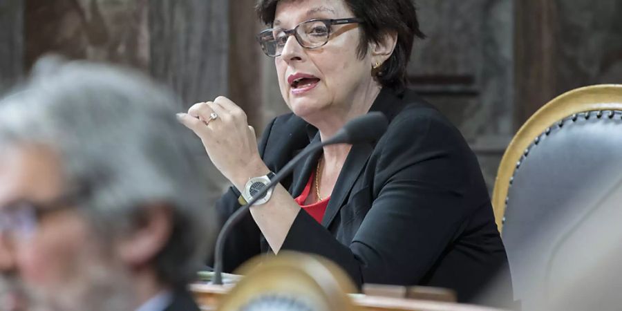 Anita Fetz im Ständerat