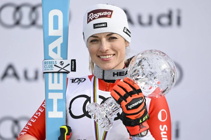 Zwei Kugeln hat Lara Gut-Behrami schon geholt, zwei weitere könnten in Saalbach folgen. Lara Gut-Behrami