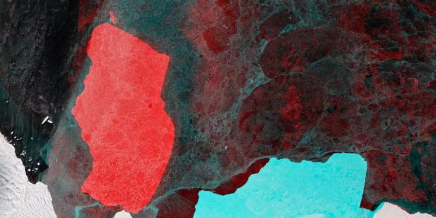 Der Eisberg mit Namen «D28» und einer Fläche von rund 1600 Quadratkilometern hatte sich vom Amery-Schelfeis in der Ostantarktis gelöst. Foto: -/ESA/dpa