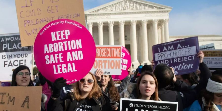 In den USA tobt ein Streit um das Recht auf Abtreibung