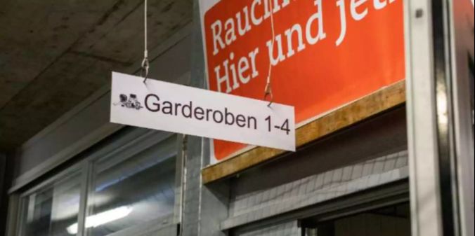 In den Garderoben 1-4 sind die Spielerinnen untergebracht.
