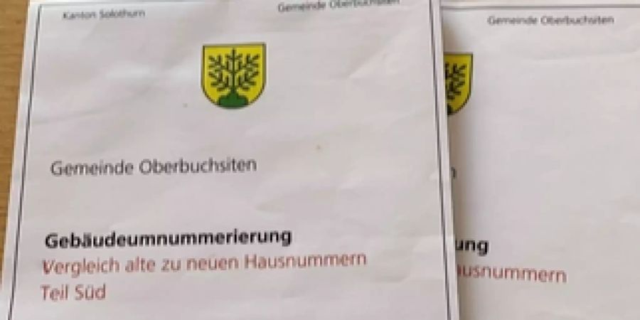 Gemeindeumnummerierung