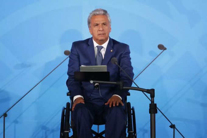 Präsident von Ecuador Lenin Moreno am Klimagipfel der Vereinten Nationen. ecuador