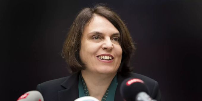 Die Regierungspräsidentin des Kantons Basel-Stadt Elisabeth Ackermann. Elisabeth Ackermann