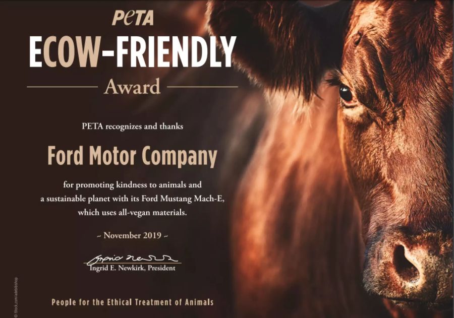 Vegan Award von Peta