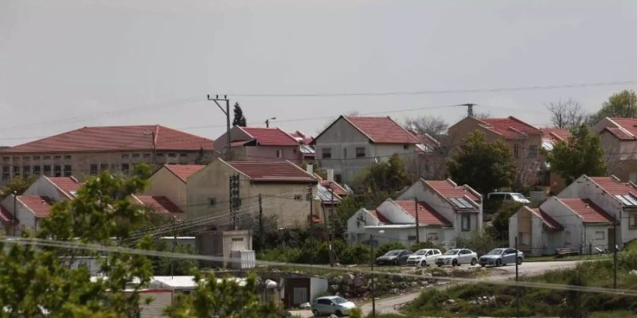 Die israelische Siedlung «Shifot Rahil» in der besetzten Westbank. Foto: Shadi Jarar'ah/APA Images via ZUMA Wire/dpa