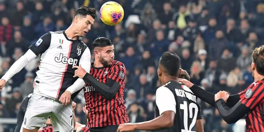 Juventus Turin hat die Tabellenführung verteidigt. Foto: Alessandro Di Marco/ANSA/dpa