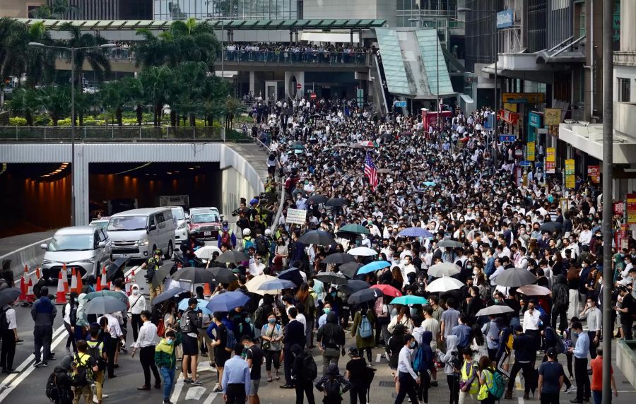 Proteste in Hongkong