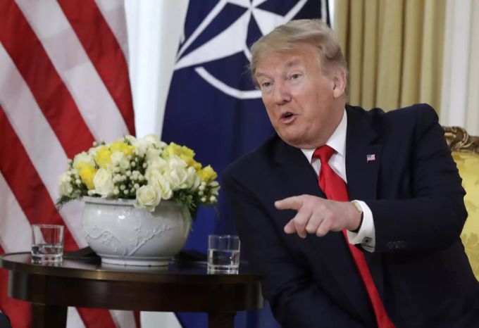 Donald Trump spricht heute Dienstag mit Nato-Generalsekretär Jens Stoltenberg in London. Donald Trump