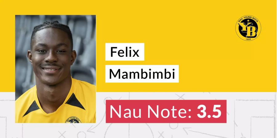 Die Nau-Note für Felix Mambimbi.