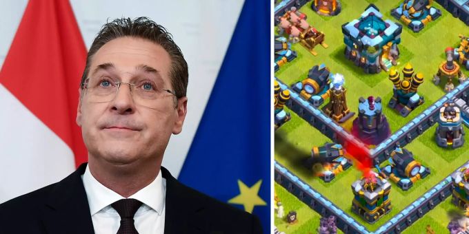 3000 Euro im Monat - Spielte Strache auf Parteikosten «Clash of Clans»?