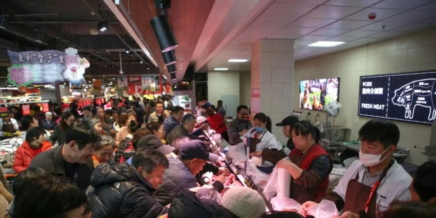 In China ist Schweinefleisch knapp geworden