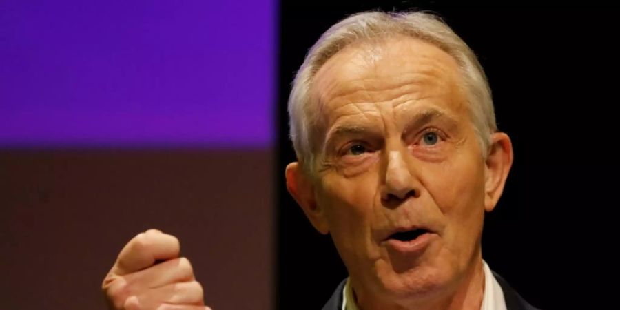 Tony Blair bei einem Auftritt vor der Wahl