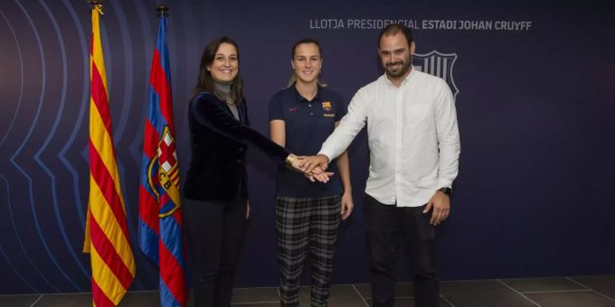 Ana-Maria Crnogorcevic unterschreibt beim FC Barcelona bis Sommer 2021. ana-maria crnogorcevic fc barcelona