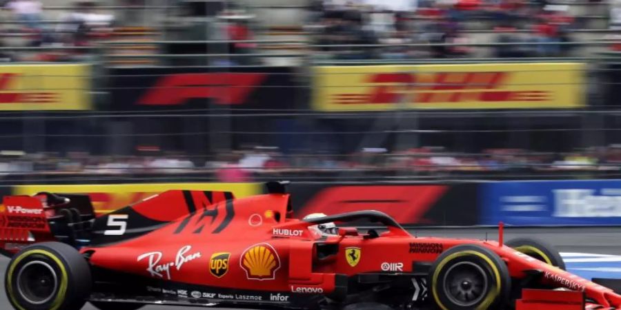 Ferrari-Star Sebastian Vettel hofft auf ein starkes Qualifying in Mexiko. Foto: Marco Ugarte/AP/dpa