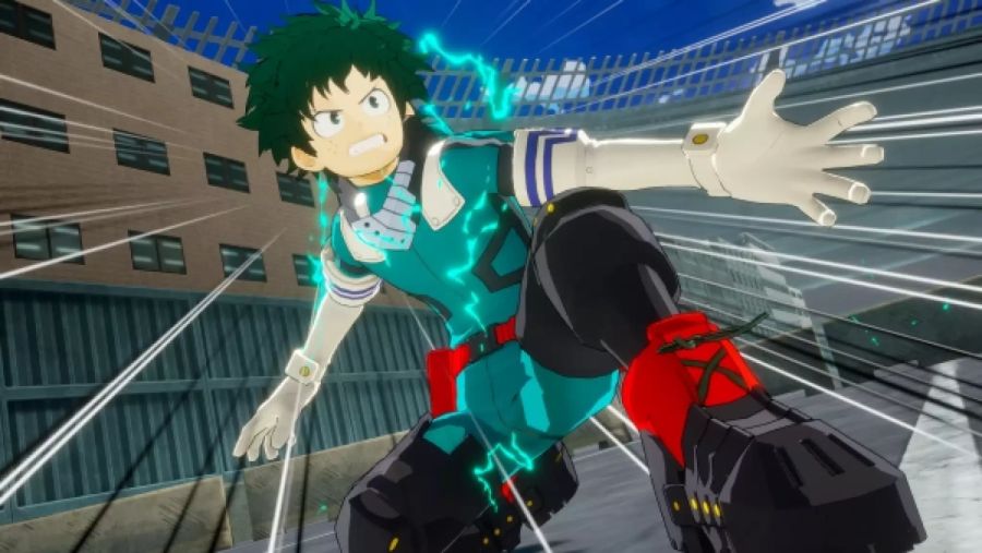 Auch das erneuerte Outfit von Midoriya findet Einzug in das Spiel.