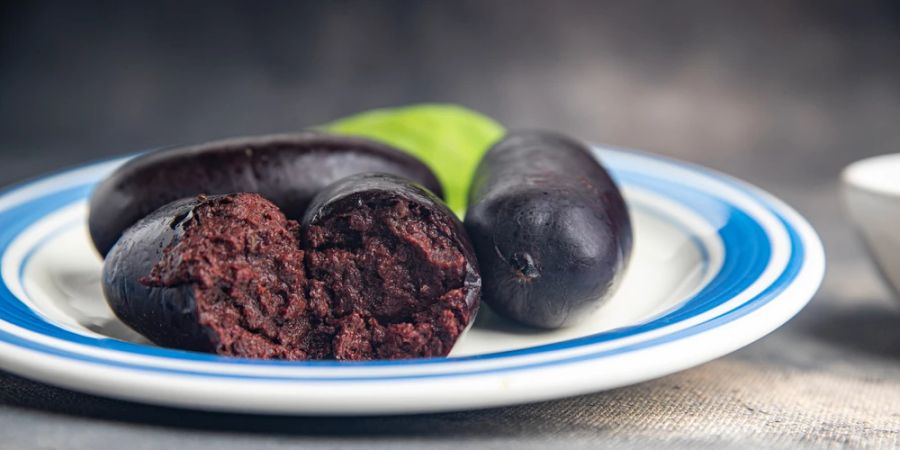 Black Pudding Blutwurst Teller