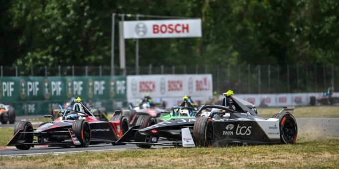 Die Formel E im Einsatz. Formel E